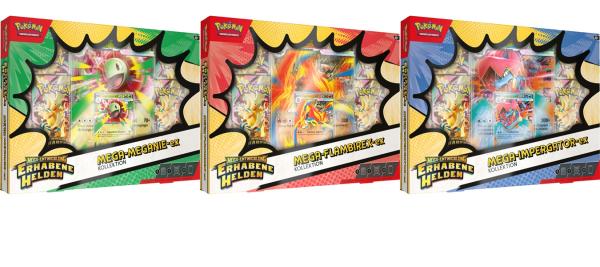 Pokémon Cards ME2.5 Erhabene Helden Mega ex Kollektion  DE